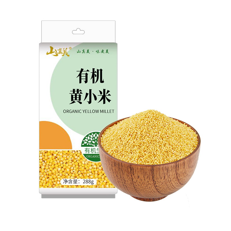 山真美山真美有機黃小米288G